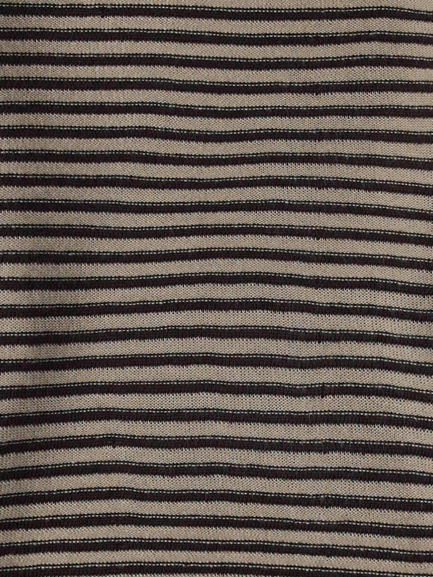 The Auden Sweater | Brown Beige Stripe