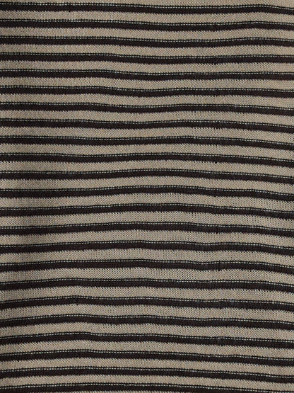 The Auden Sweater | Brown Beige Stripe