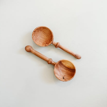 Wild Olive Wood Spyglass Spoon