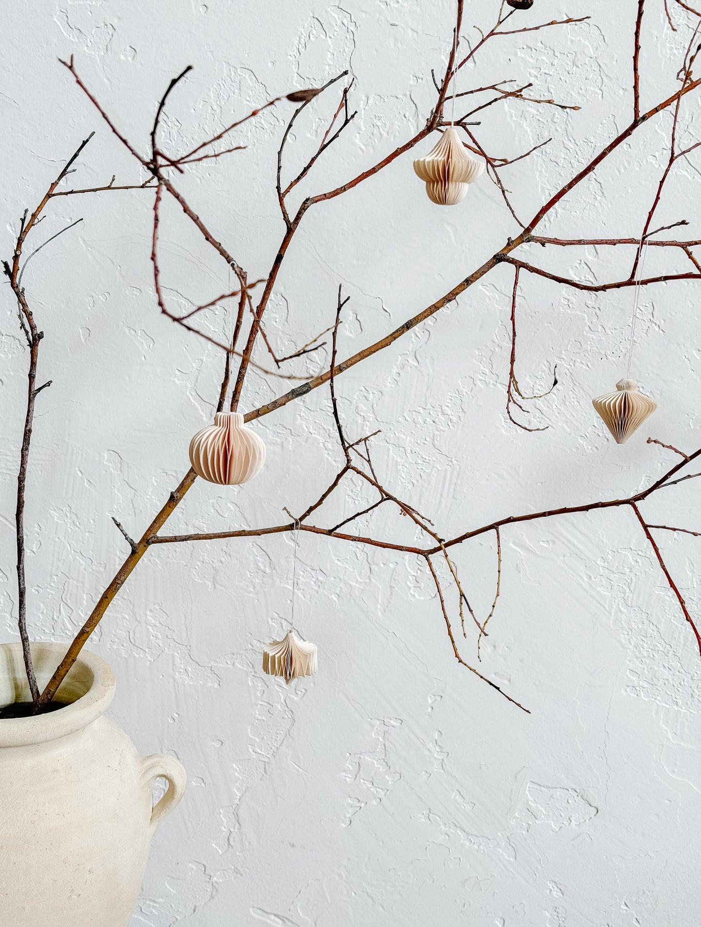 Recycled paper ornaments