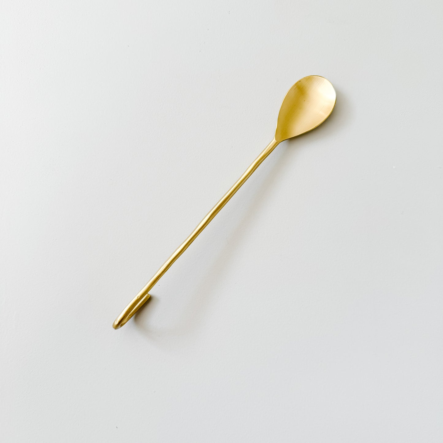 Brass jar spoon