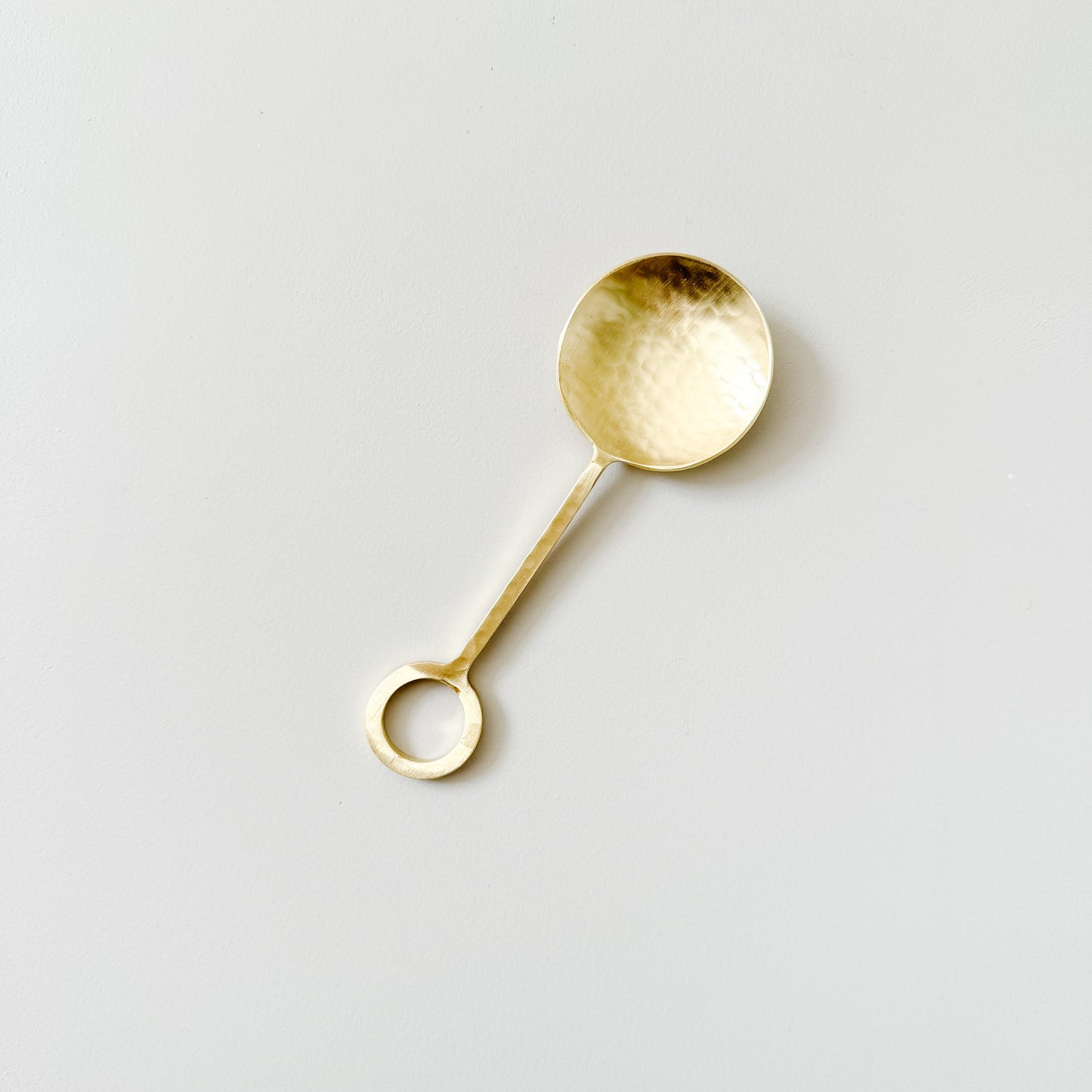 Hammered Gold Spoon