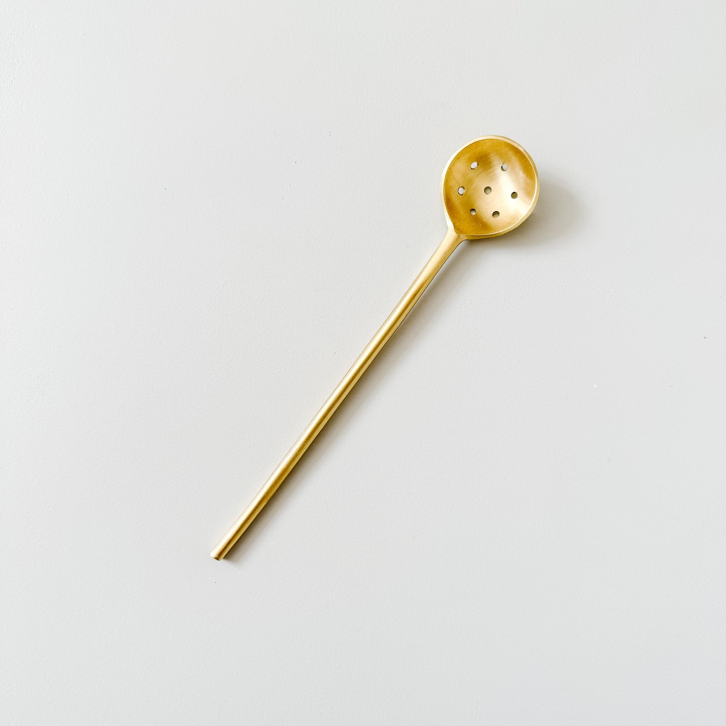 Brass olive spoon