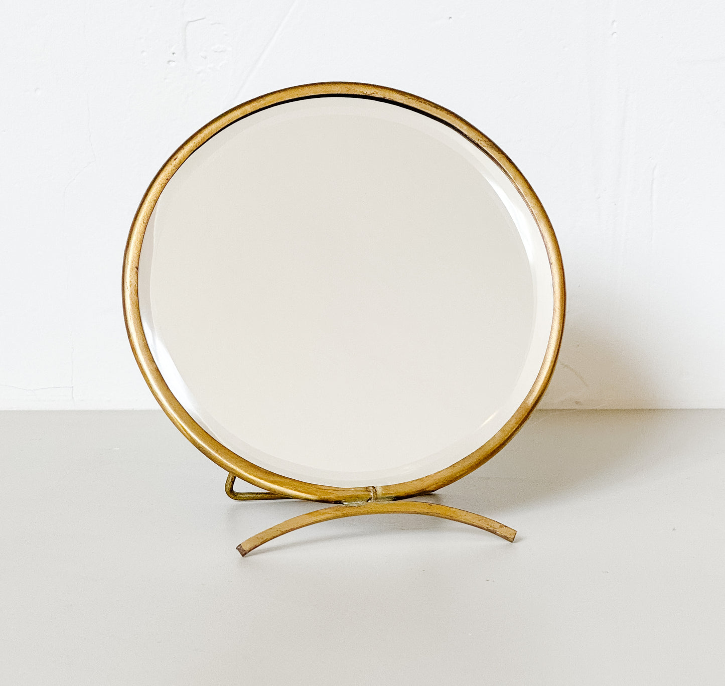 Antique Brass Mirror