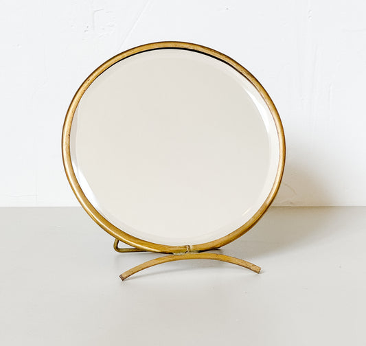 Antique Brass Mirror