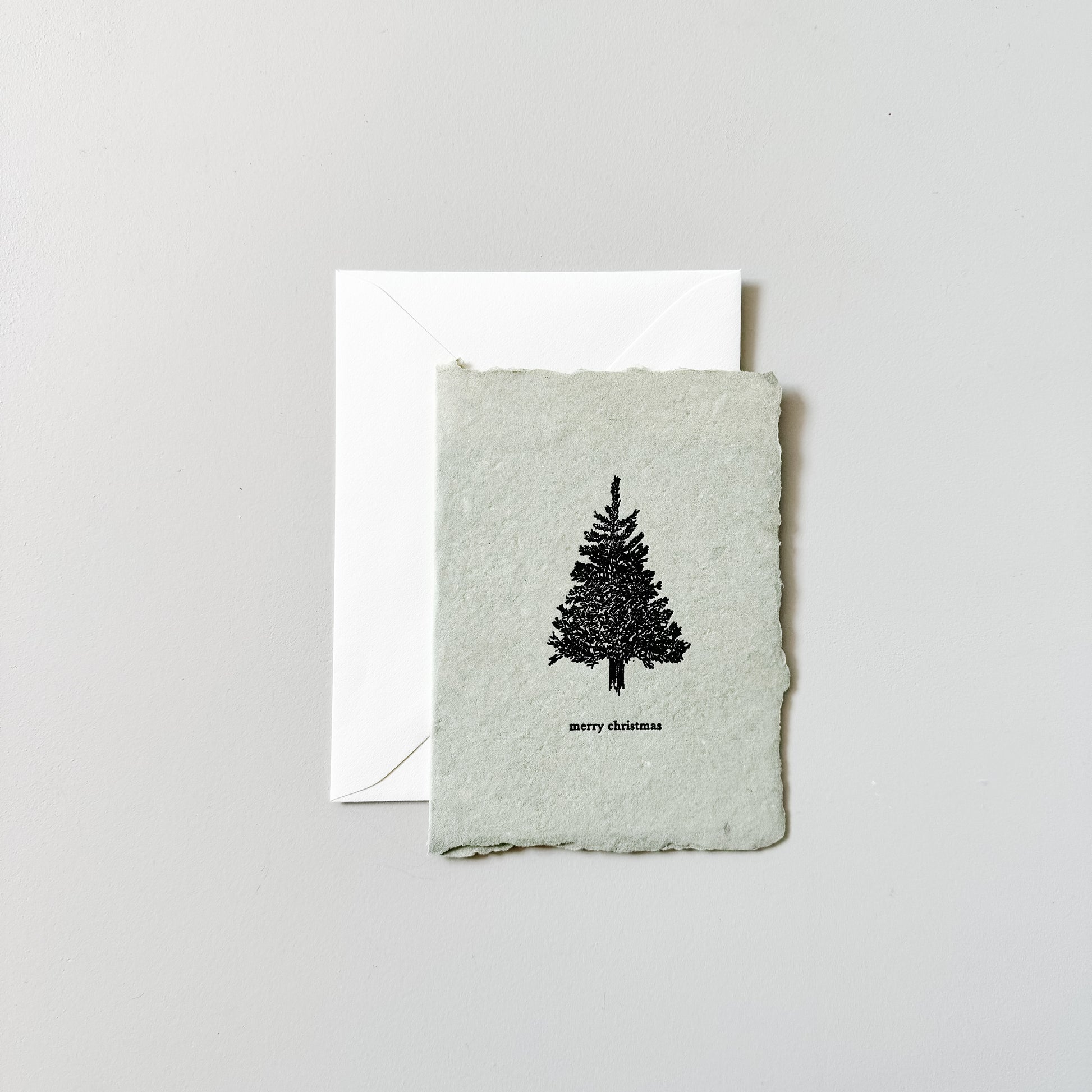 merry christmas tree card