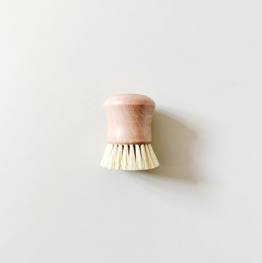 Beech wood palm dish brush