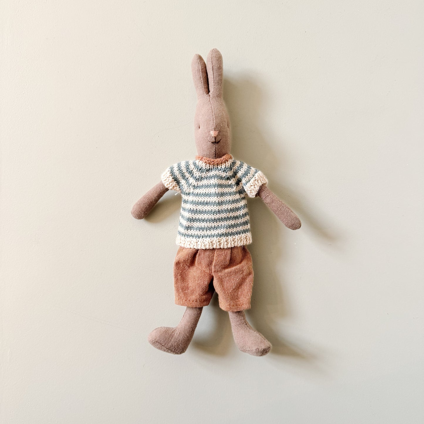 Rabbit size 1 |Brown | Shirt and Shorts | Maileg