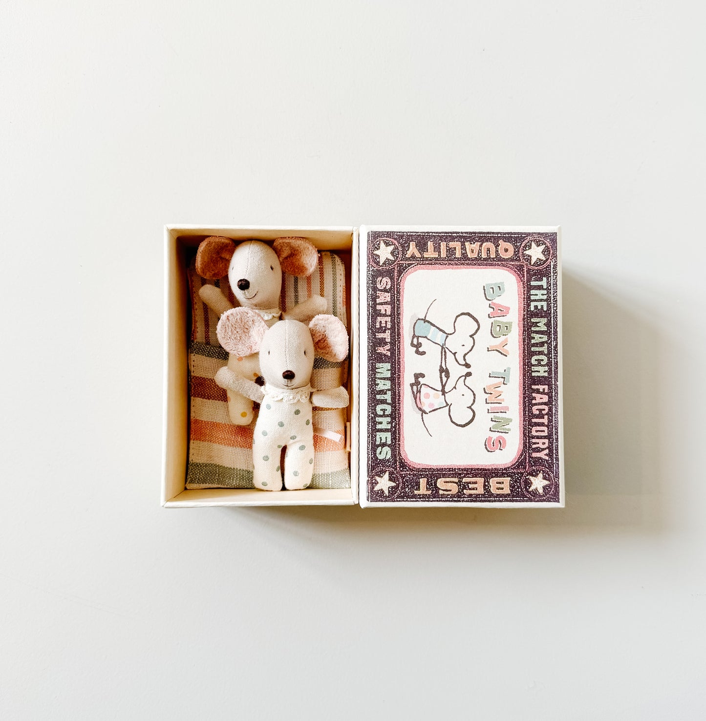 Twins | Baby Mice in Matchbox | Maileg