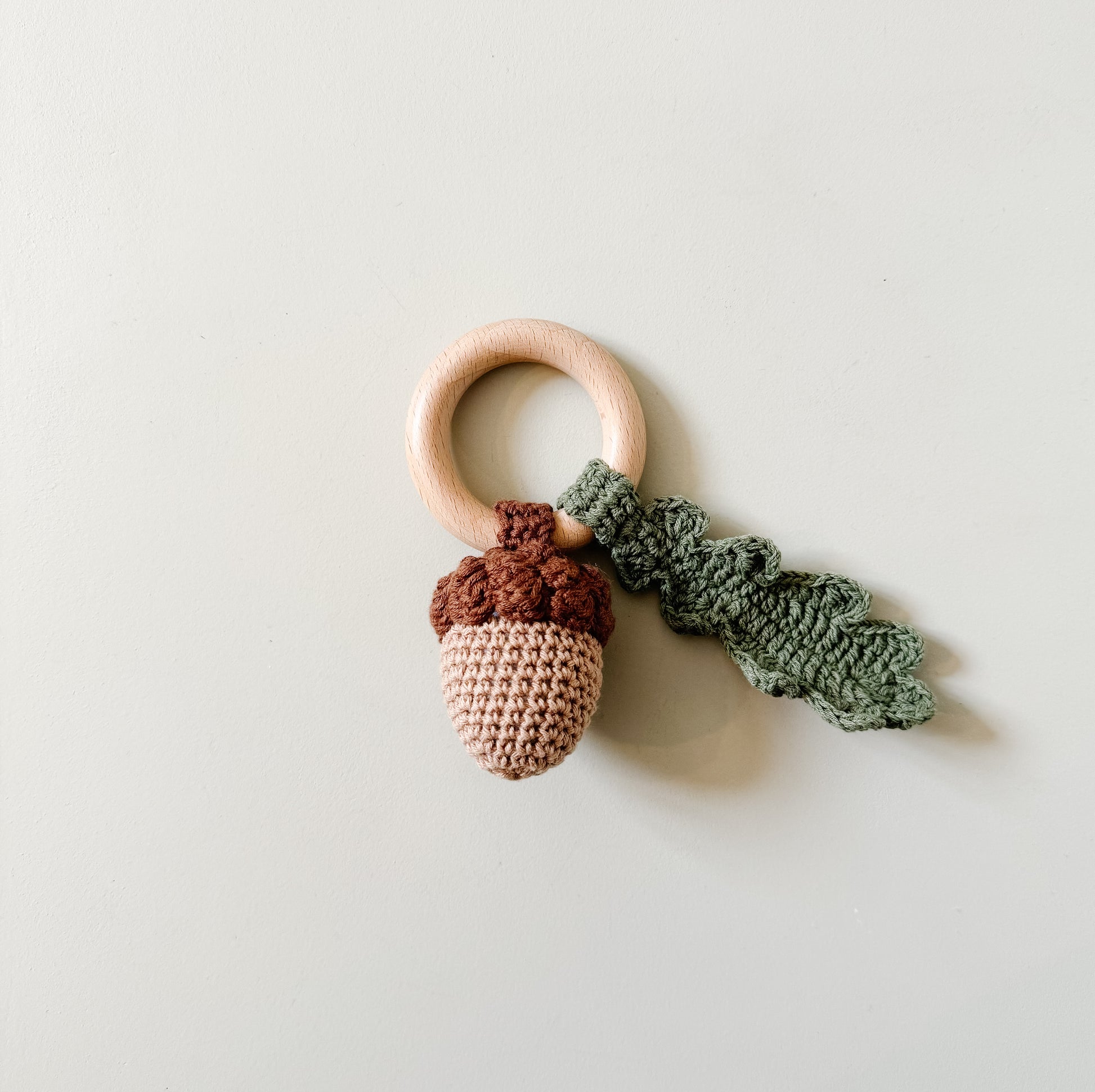 Acorn Rattle Teether