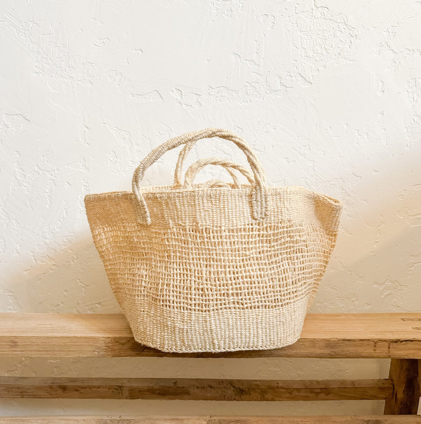 Handmade Open Weave Nesting Baskets | Set of Three