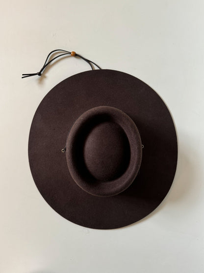 Chocolate wool hat