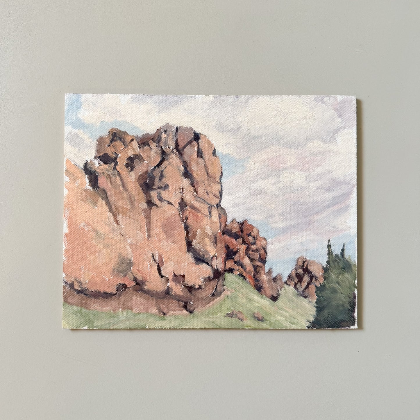 Rocky Original Landscape Painting