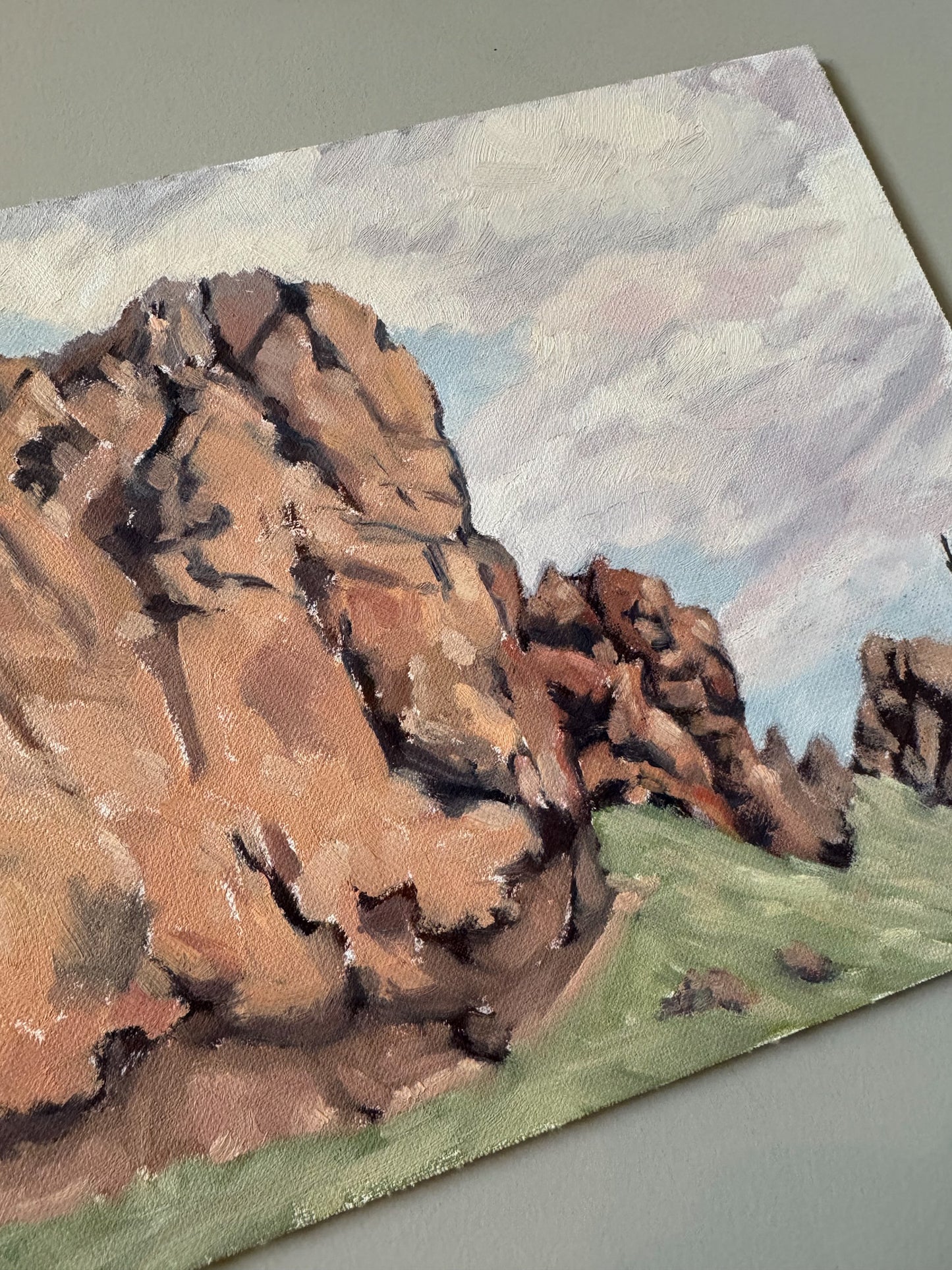 Rocky Original Landscape Painting