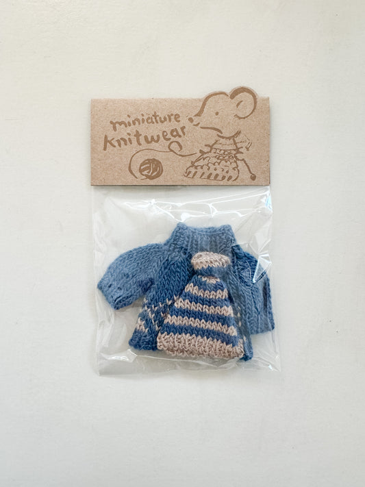 Knitted Sweater and Hat | Dad Mouse | Maileg