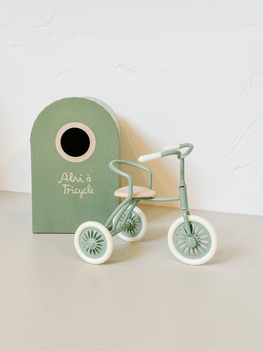 Abri a’ tricycle | Mouse | Green | Maileg