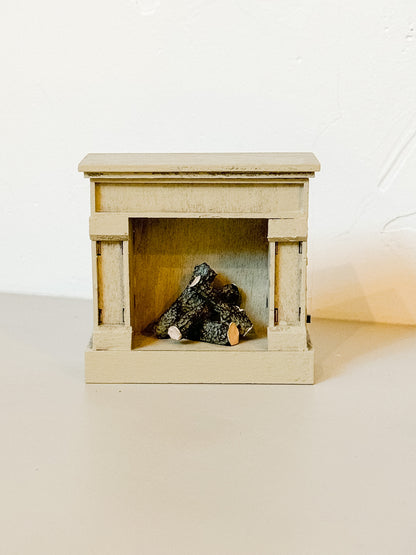 Fireplace | Mouse | Off White | Maileg