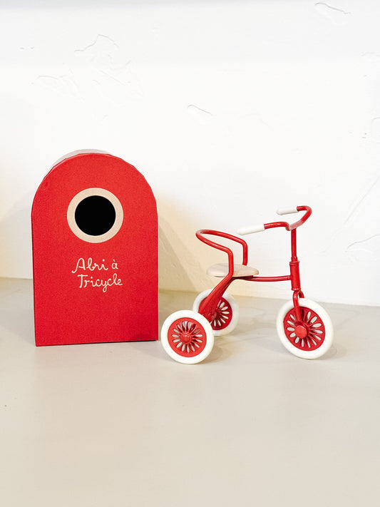 Abri à tricycle | Mouse | Red | Maileg