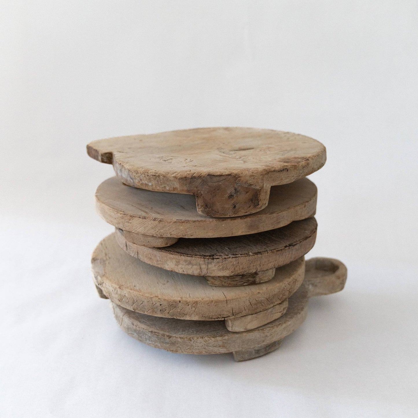 Antique Wood Riser | Chapati Board