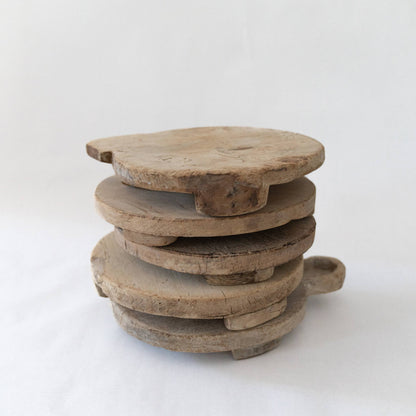 Antique Wood Riser | Chapati Board