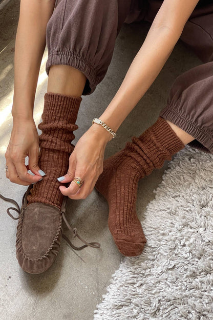 Cottage Socks | Brown