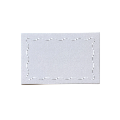 Squiggle Place Cards | Set of 12