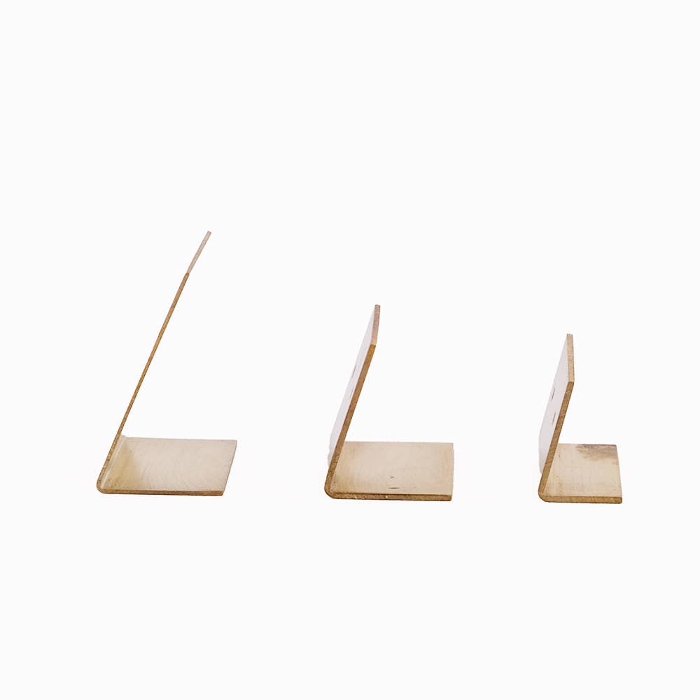 Brass Earring Holder Plate – Minimal Jewelry Display: Large