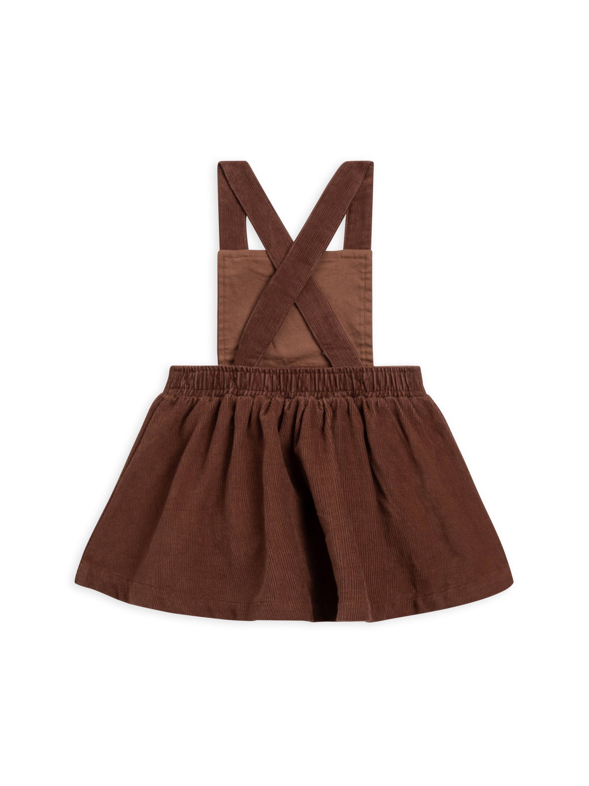 Organic Baby & Kids Aria Corduroy Overall Dress - Pinecone: 2T