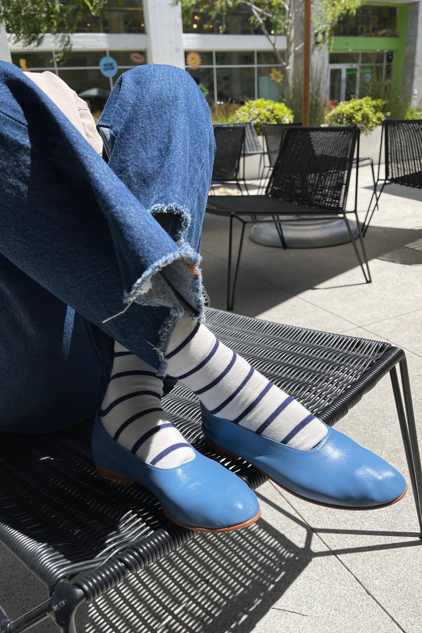 Wally Socks | Breton Stripe