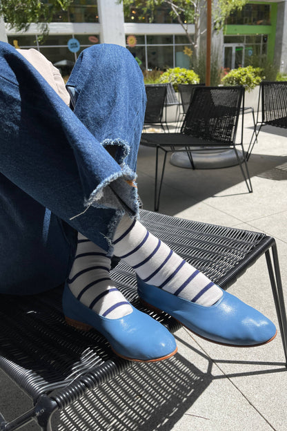 Wally Socks | Breton Stripe