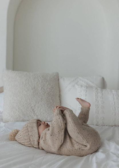 Purl Knit Romper | Honey Sprinkles: 2-3