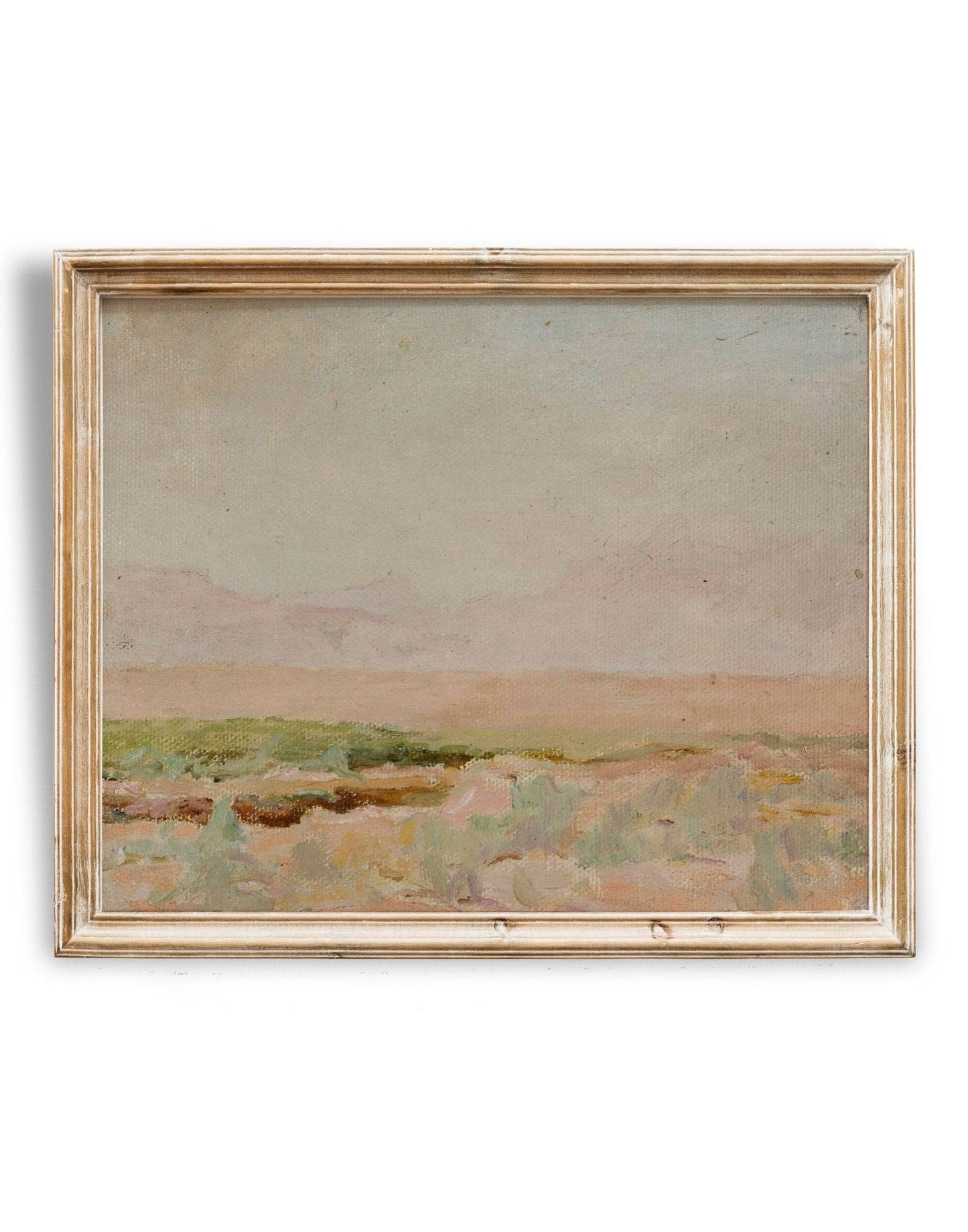 Rustic Desert Painting | Desert Wall Art | Vintage Boho Painting | Earth Tone: 8x10 inch