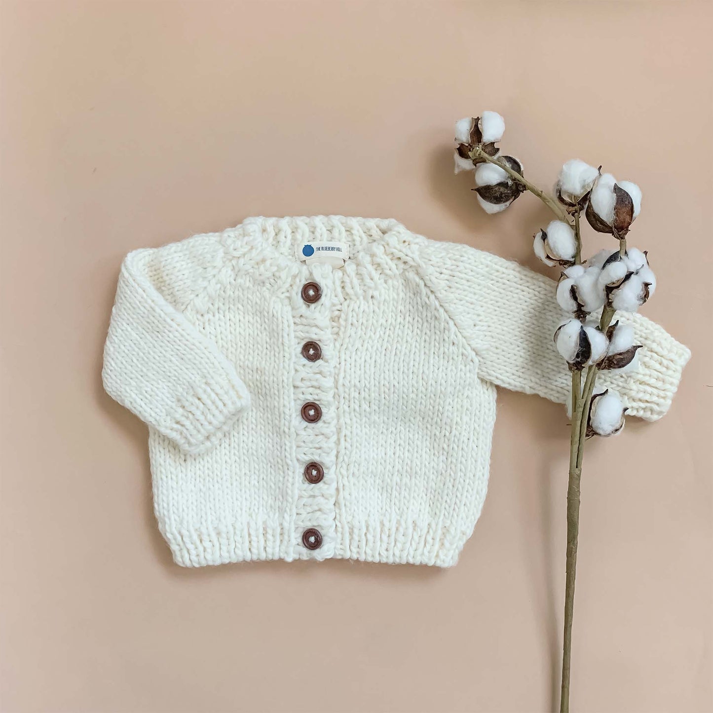 Classic Cardigan, Cream | Kids Fall Back to School Clothing: 4-6 yrs