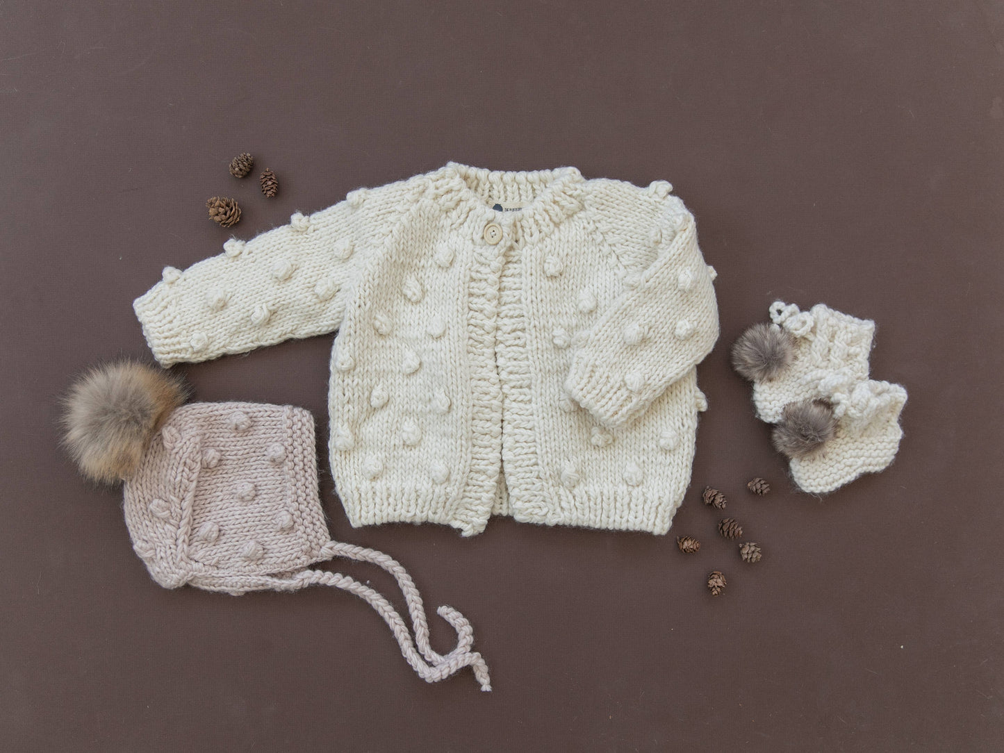 Popcorn Cardigan | Cream