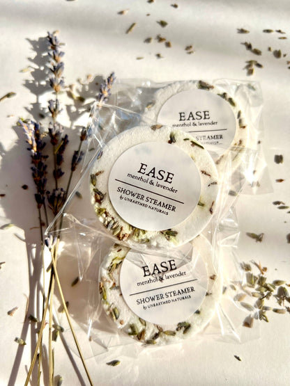 Ease – Lavender + Menthol Shower Steamers | Relaxation