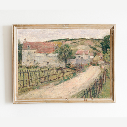 The Old Mill Antique Print: 8x10