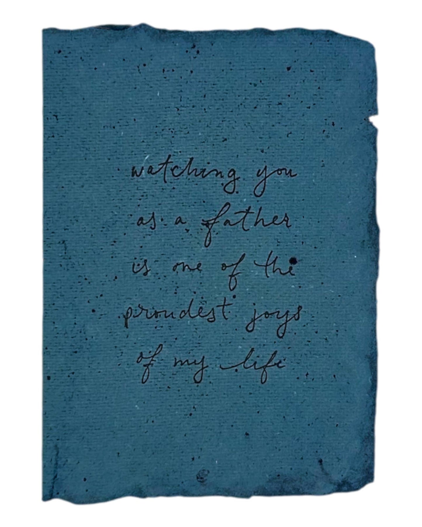 Watching you as a father card