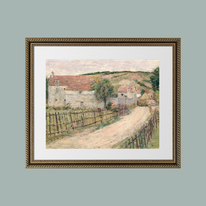 The Old Mill Antique Print: 8x10