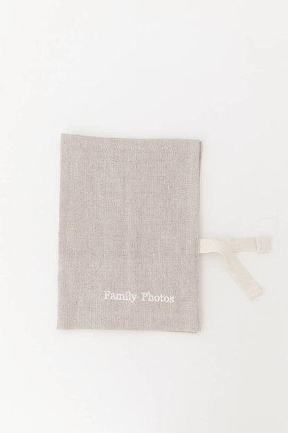 Family Photo Wrap Oatmeal Linen