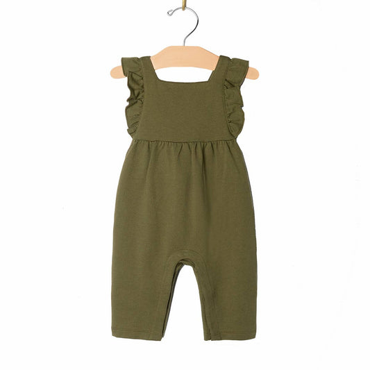 Flutter Overall- Fall Green: 12-18M