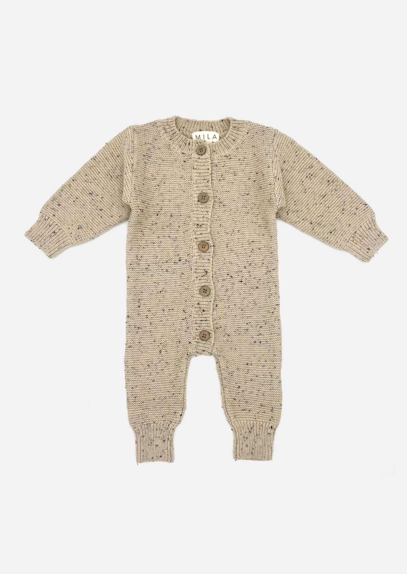 Purl Knit Romper | Honey Sprinkles: 2-3