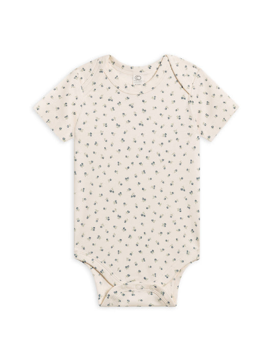 Organic Baby Afton Bodysuit - Minny Floral / Mist: 18-24M