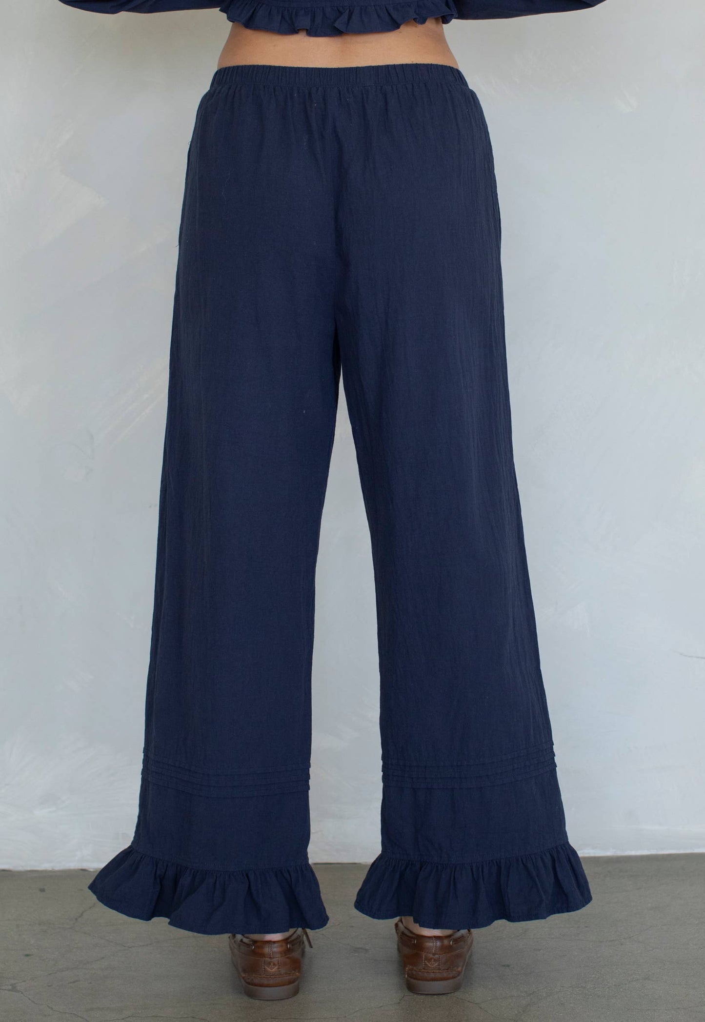 Talia Pants: Ivory / S