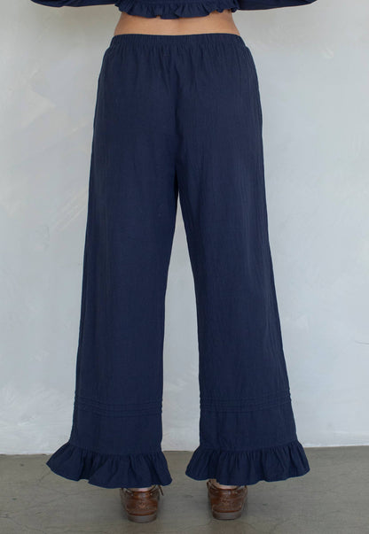 Talia Pants: Ivory / S