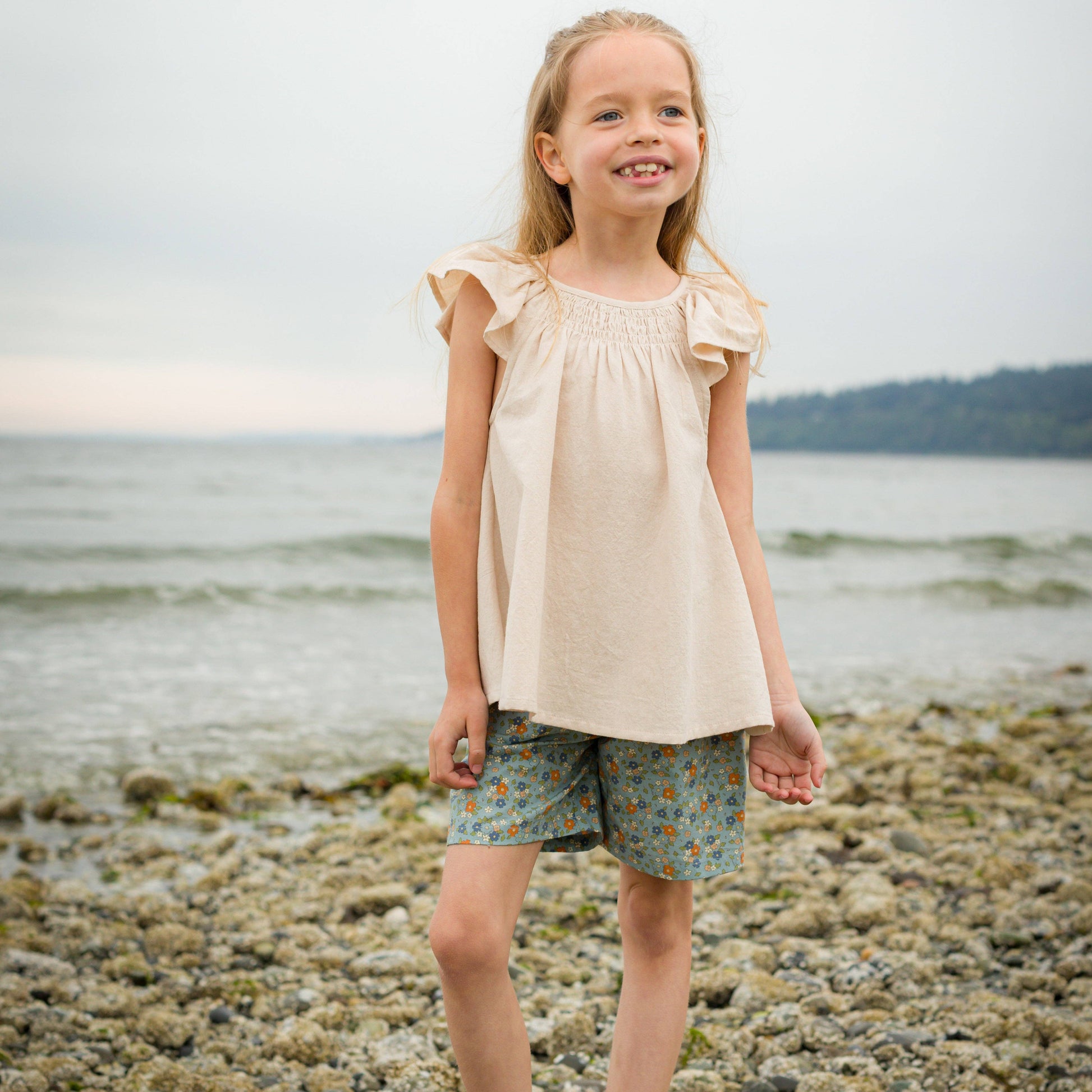 Louise Top - Sand: 2-3 Y