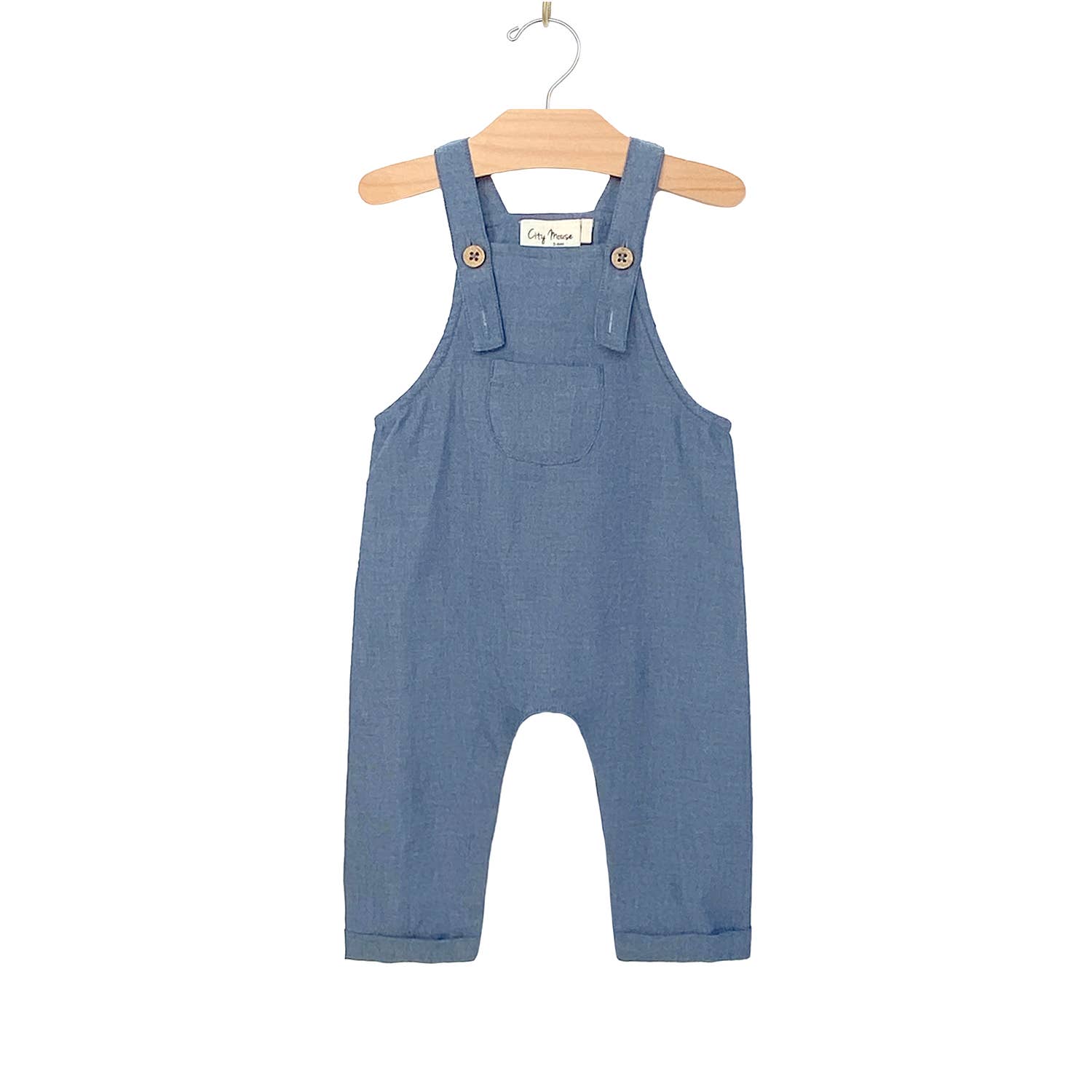 Long Overall- Chambray 18-24