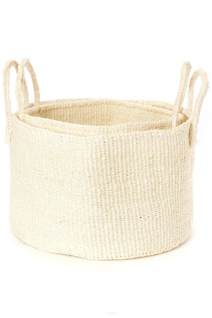 Natural Sisal Kamba Floor Basket Large