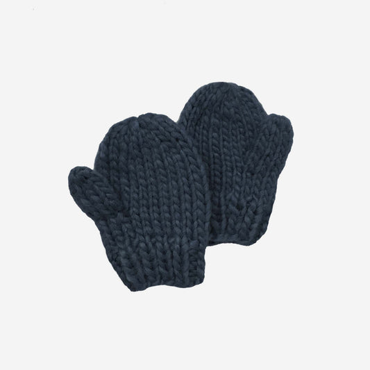 Classic Mittens, Navy | Baby Gloves | Kids Winter Clothing: S; 6-24M