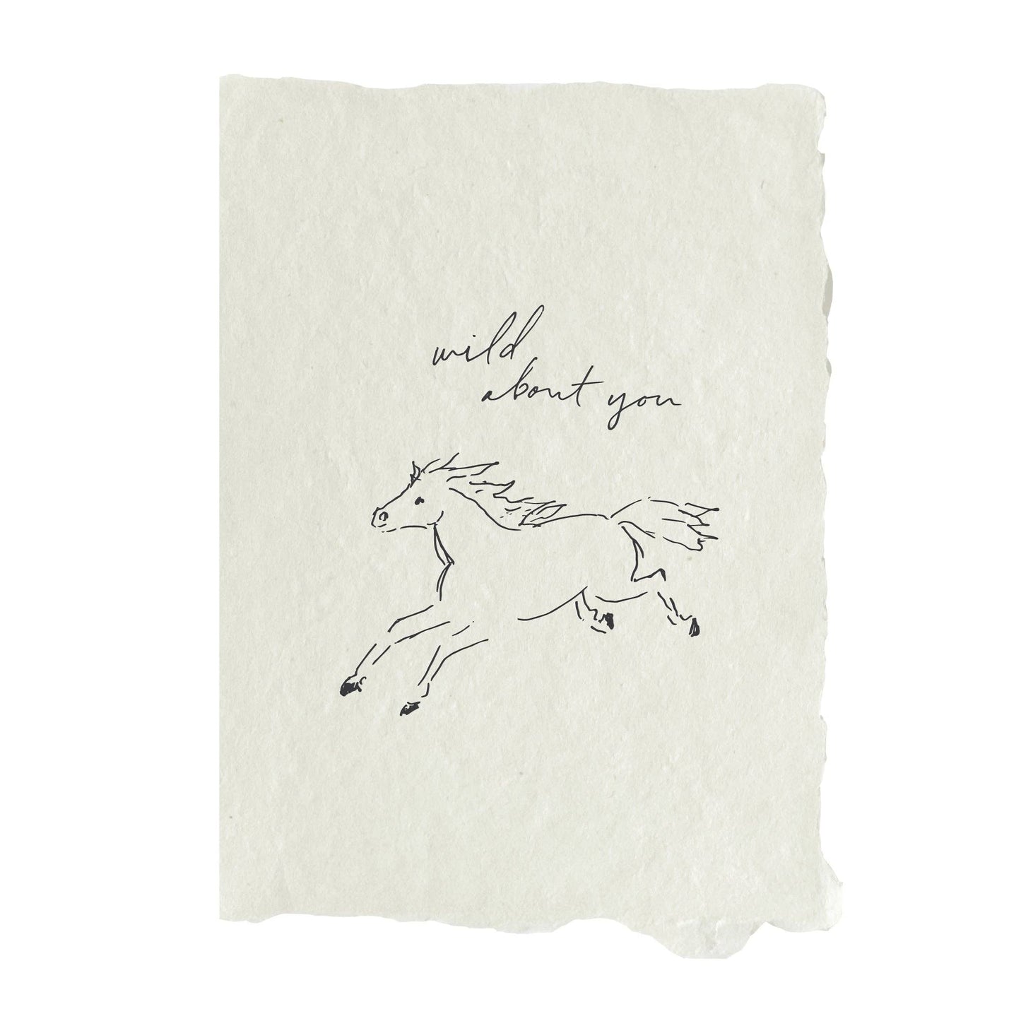 horse wild about you card